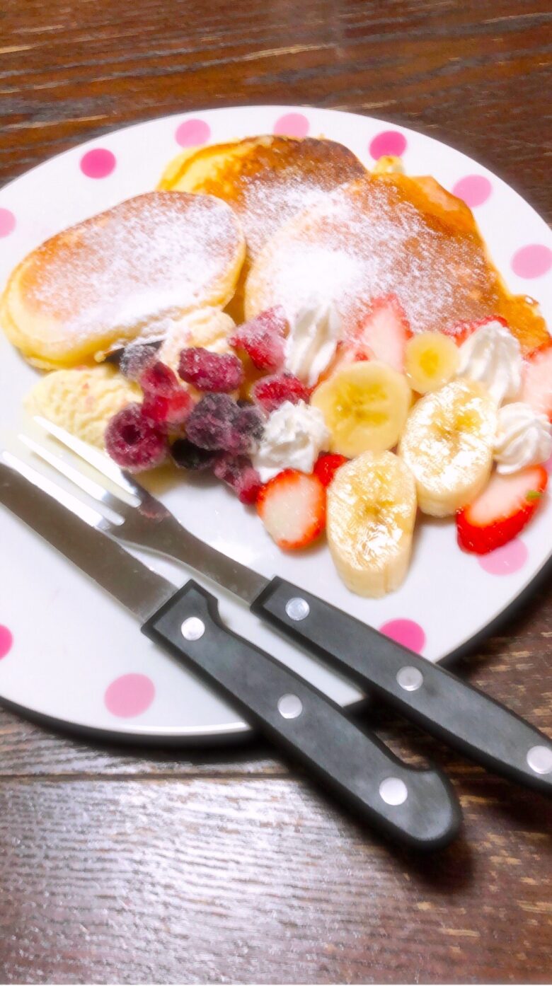 お家で簡単カフェ風パンケーキでインスタ映え Yukkoのブログ
