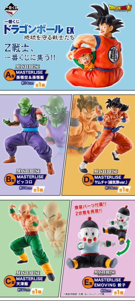 一番くじ ドラゴンボール Ex 地球を守る戦士たち 21年3月6日発売 Yukkoのブログ