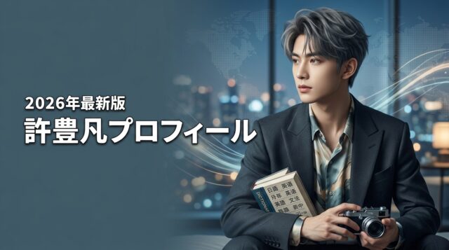 許豊凡のプロフィールに迫る！多言語・家族・趣味まで深掘り